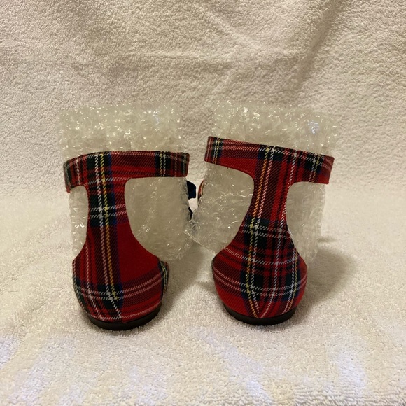 J. Crew D’orsay flats with velvet ankle tie in tartan - Picture 5 of 15